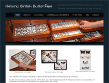 Tablet Screenshot of historicbritishbutterflies.com